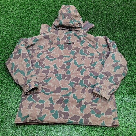 Vintage 80s Woolrich Duck Hunter Camo Hooded Parka Jacket Mens XL Insulated USA - Picture 2 of 11